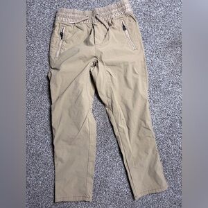 Boys Khaki Jogger Pants | Gap Kids | Size S (6–7) | Adjustable Waist